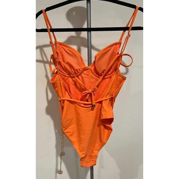 NEW RI* “Chain Detail Underwire One-Piece Swimsuit” - Picture 6 of 8